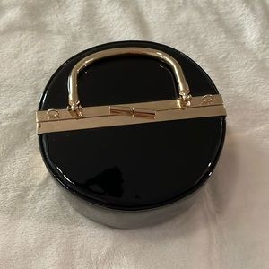 Round Purse with Adjustable Strap